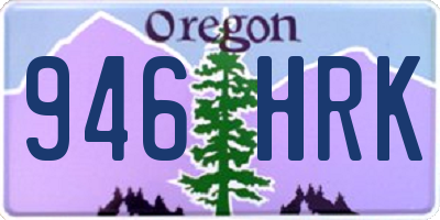 OR license plate 946HRK