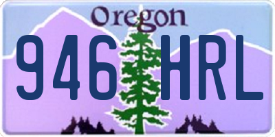 OR license plate 946HRL