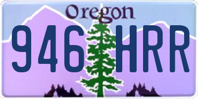 OR license plate 946HRR