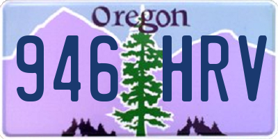 OR license plate 946HRV