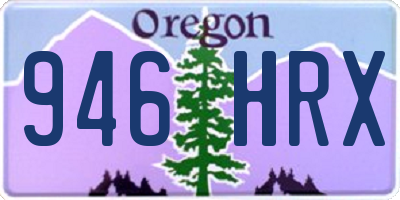 OR license plate 946HRX