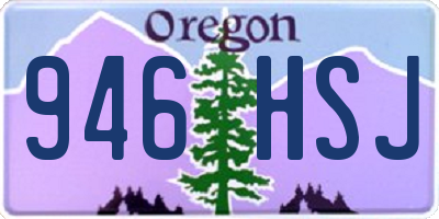 OR license plate 946HSJ