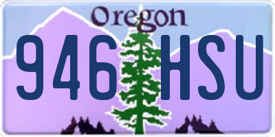 OR license plate 946HSU