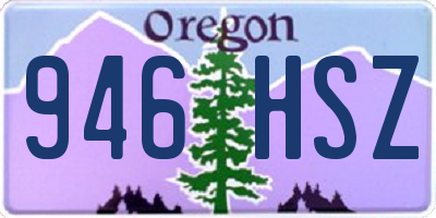 OR license plate 946HSZ