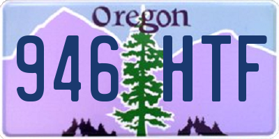 OR license plate 946HTF