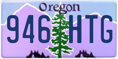 OR license plate 946HTG