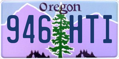 OR license plate 946HTI