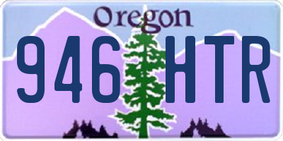 OR license plate 946HTR