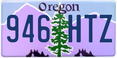 OR license plate 946HTZ