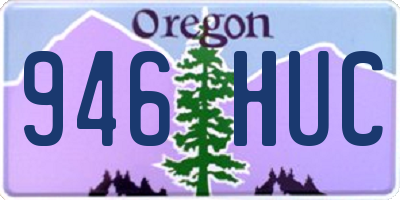 OR license plate 946HUC
