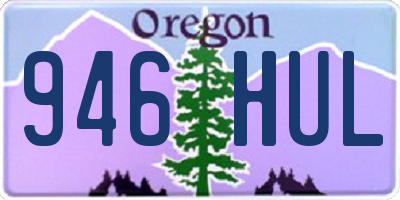 OR license plate 946HUL