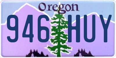 OR license plate 946HUY