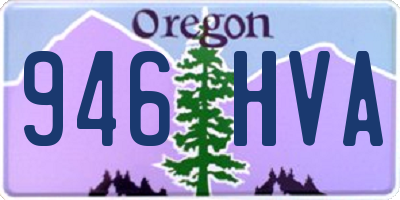 OR license plate 946HVA