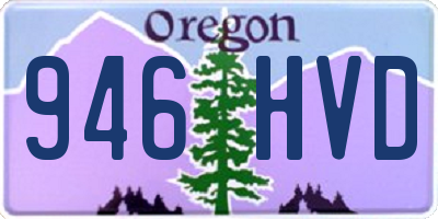 OR license plate 946HVD