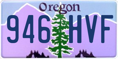 OR license plate 946HVF