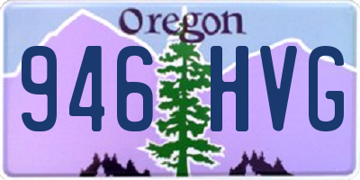 OR license plate 946HVG