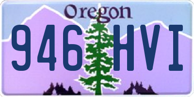 OR license plate 946HVI