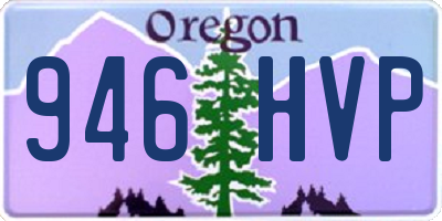 OR license plate 946HVP