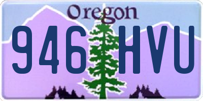 OR license plate 946HVU