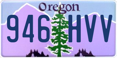 OR license plate 946HVV