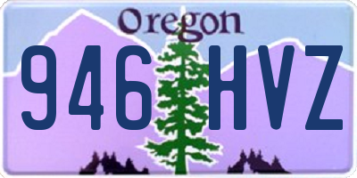 OR license plate 946HVZ
