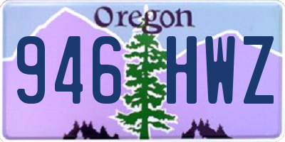 OR license plate 946HWZ