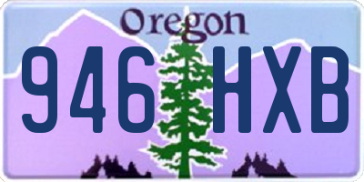 OR license plate 946HXB
