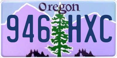 OR license plate 946HXC
