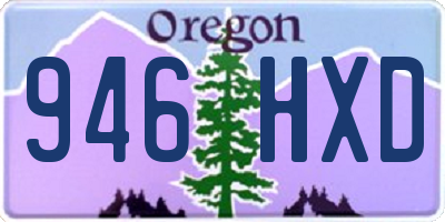 OR license plate 946HXD