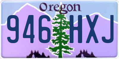 OR license plate 946HXJ