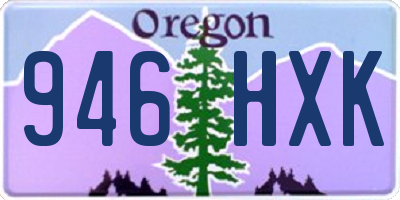 OR license plate 946HXK