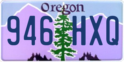 OR license plate 946HXQ