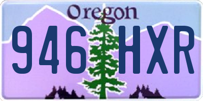 OR license plate 946HXR