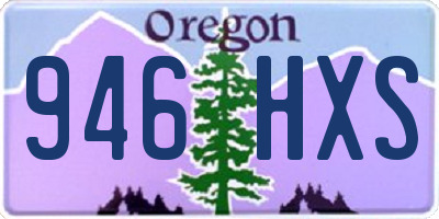 OR license plate 946HXS