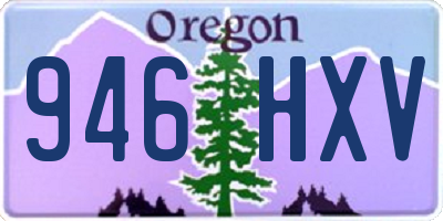 OR license plate 946HXV