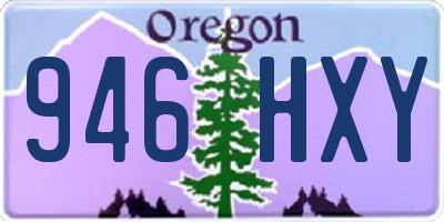 OR license plate 946HXY