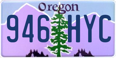 OR license plate 946HYC