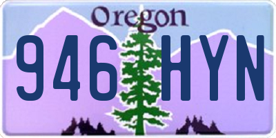 OR license plate 946HYN