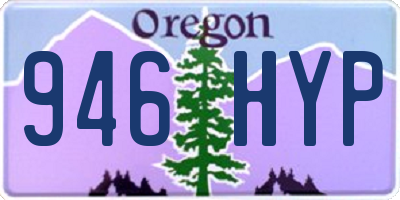 OR license plate 946HYP