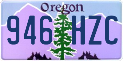 OR license plate 946HZC