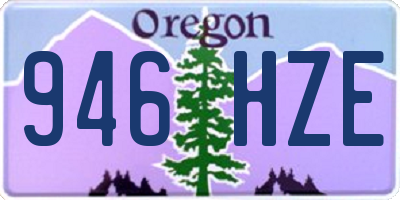 OR license plate 946HZE