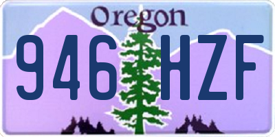 OR license plate 946HZF