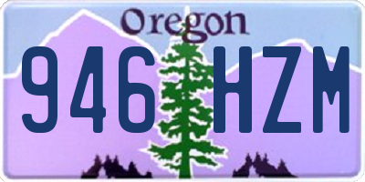 OR license plate 946HZM