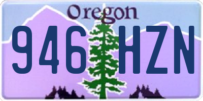 OR license plate 946HZN
