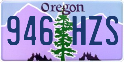 OR license plate 946HZS