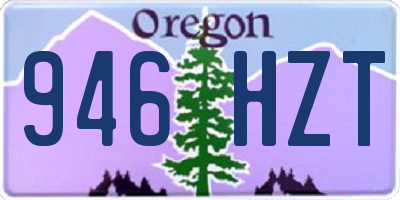 OR license plate 946HZT