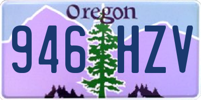 OR license plate 946HZV