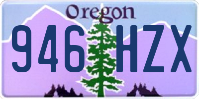 OR license plate 946HZX