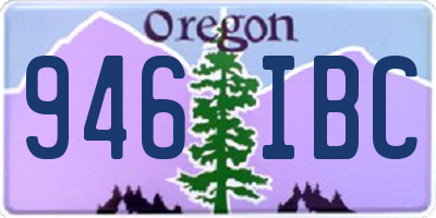 OR license plate 946IBC