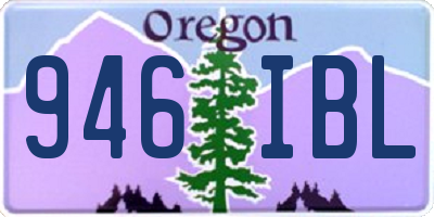 OR license plate 946IBL